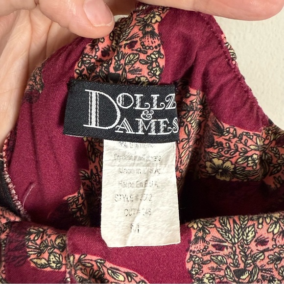 Dolls & Dames Fox A Line Mini Dress Size Medium - Picture 2 of 8